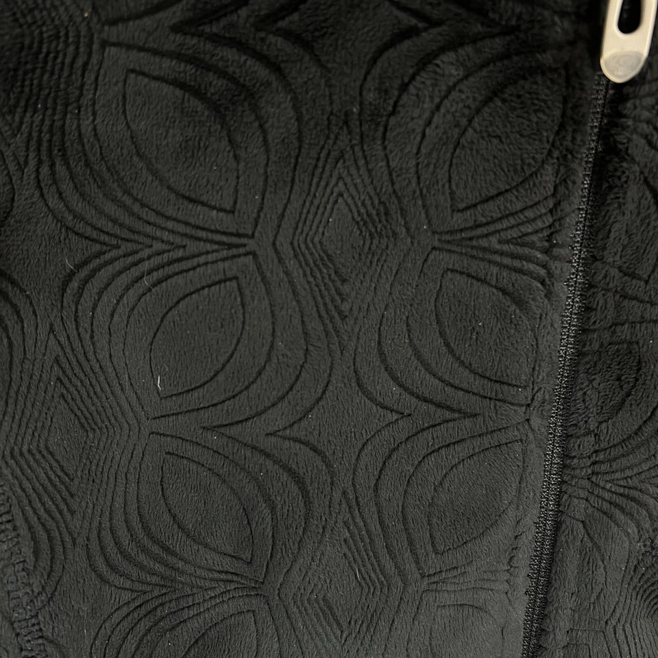 Chaleco Mountain Hardwear Mujer Mediano Negro Floral Cremallera Completa Esculpido Bolsillos con Cremallera Foto 4 de 4