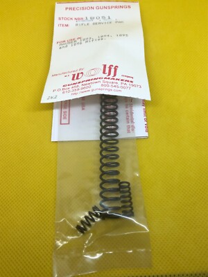 MAUSER 1893 Thru 1896 - WOLFF SPRINGS Rifle Service Pak - Wolff