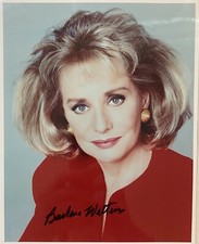 Barbara Walters signed Autographed 8x10 Color Photo Newswoman