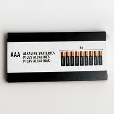 Pack of 9 Duracell Coppertop 1.5 V Alkaline AAA Batteries with Power Boost