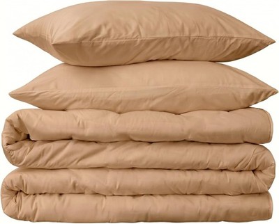 415 Thread Count Percal Full/Queen Duvet Cover Set - 100% Peruvian Pima Cotton,