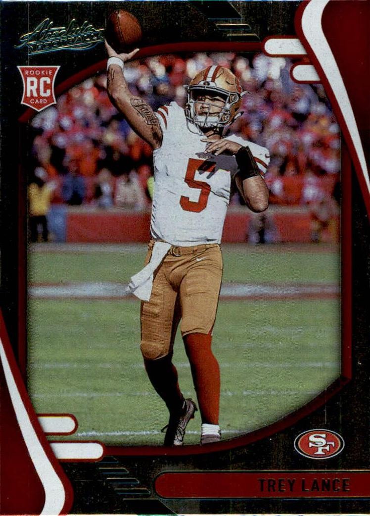 2021 Panini Absolute #103 Trey Lance Green