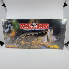 Vintage 1998 Bass Fishing Edition Monopoly Bo...