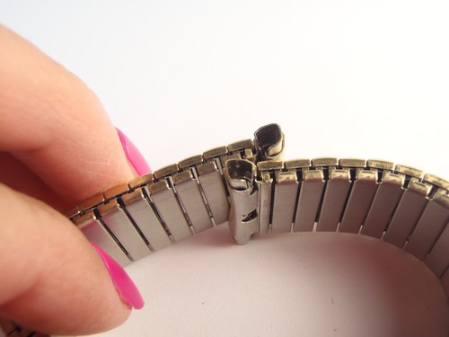 16/19mm NEW HADLEY ROMA EXPANSION Mens Curved Watch Band GOLD Micron LONG - Picture 17 of 21