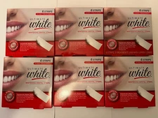 Ultimate White Whitening Dental Strips 36 Strips(6x6)30 Minute Express Treatment