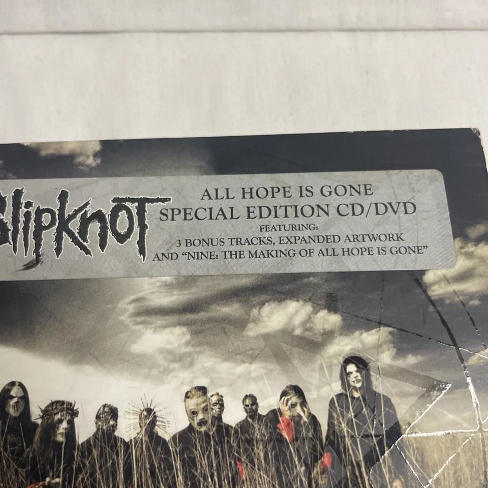 Slipknot All Hope Is Gone CD/DVD Digipak LTD ED. 2008 BONUS TRACKS! RARE! OOP! - Image 2 of 4