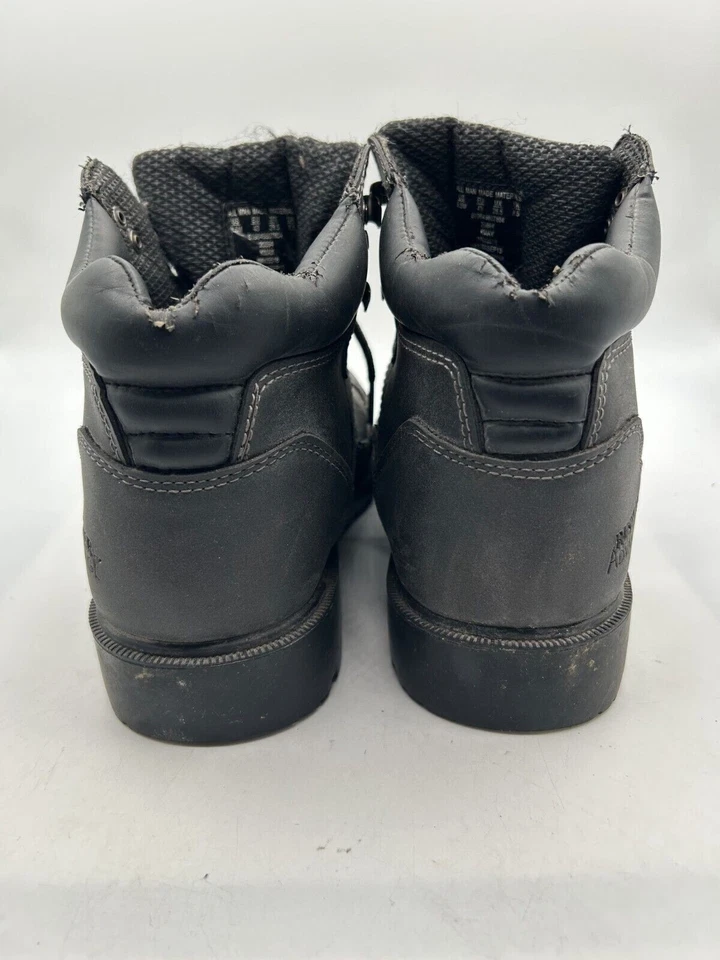 Botín Rustler Advantage By Wrangler para hombre talla 9,5 cuero negro exterior Foto 4 de 4