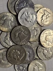 20 Silver Franklin Half Dollars (Roll $10 Face Value - 90% Silver) SKU08