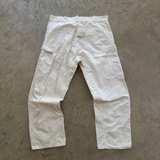VINTAGE 50s 60s Sears Sanforized Denim Carpenter Pants Union Made 34x27