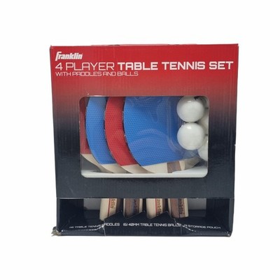 Franklin Tischtennisschläger und -ball-Set für 4 Spieler - Table Tennis