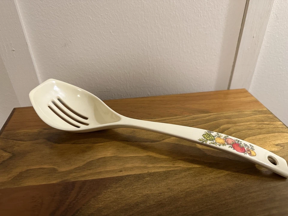 Cuchara ranurada de melamina Spice of Life de colección 11,5" para servir utensilios Foto 3 de 4