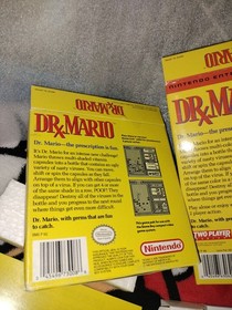 Lotto Dr. Mario Dr Mario NES scatola, manuale, solo inserto Dr Mario Gameboy (solo scatola) 