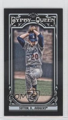 2013 Topps Gypsy Queen Mini Black 89/199 Don Sutton #170 HOF 0t2