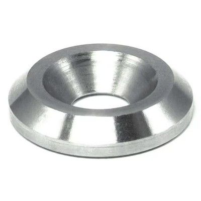 Countersunk Washer,  Fits Bolt Size #10 , 316 Stainless Steel Plain Finish,