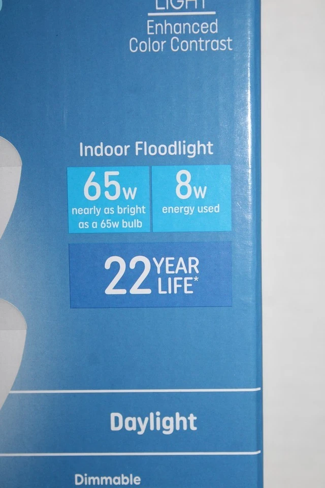 GE Refresh 65w Repl LED HD Bulbs BR30 Medium Base Indoor Flood Daylight 6-Pack - Image 2 of 4