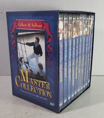 Gilbert & Sullivan: Master Collection (DVD, 2002, 10-Disc Set) PBS BBC Classics