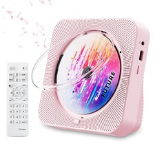 CD Player Portable Bluetooth 5.1 Desktop CD Player with HiFi Sound Speakers,R...
