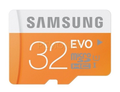 Samsung 32GB EVO Class 10 Micro SDHC up to 48MB/s with Adapter (MB-MP32DA/AM)