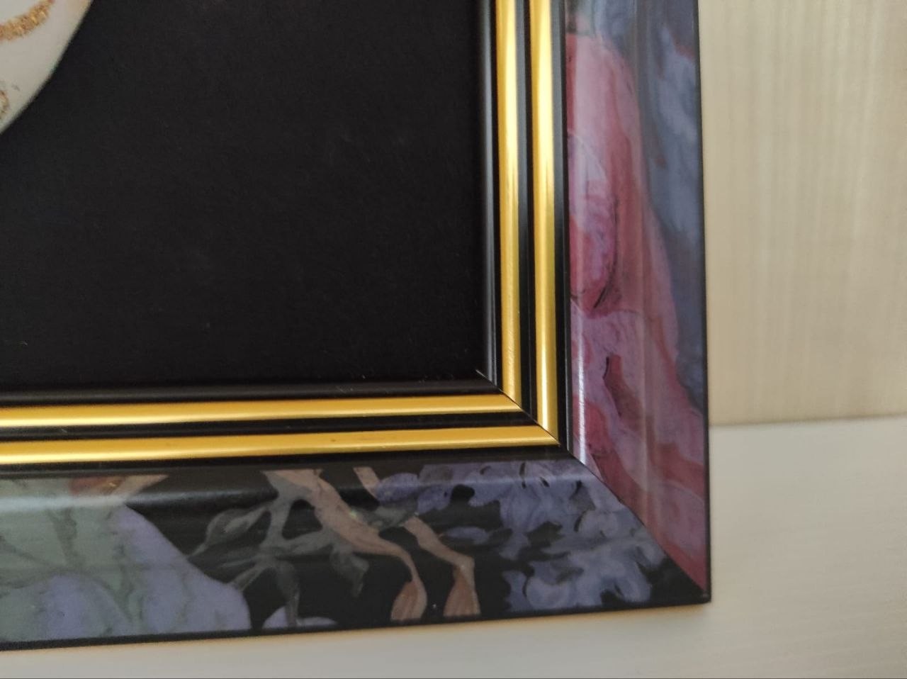 Quadro soggiorno Maschera Veneziana Porcellana 24x24 cm idea regalo casa — foto 3