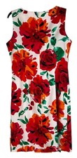 Ronni Nicole Spring Summer Sleeveless Floral Sheath Dress Size 8 Round Neck