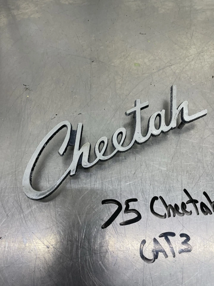 1973 1974 1975 Arctic Cat Cheetah OEM Emblem Logo - Image 3 of 3