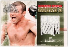 Joe Calzaghe 2011 ITG Ringside Boxing Gold Trunks Card #AM-32 /10