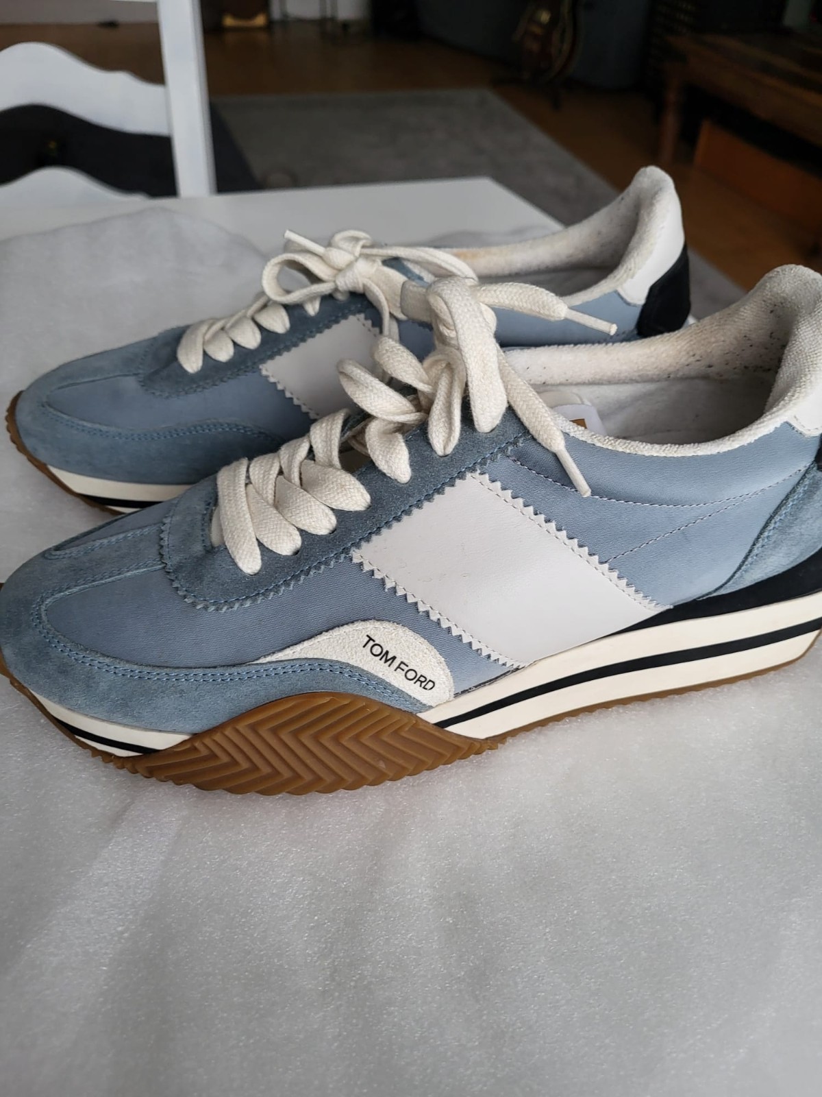 Tom Ford James Suede Sneakers Unisex UK 8 / US 9 EU 42 (RRP £890)–Used,Authentic