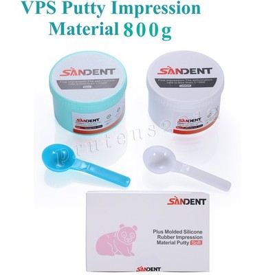 Dental VPS-Knetabformmaterial 800 g (400 g Basis & 400 g Katalysator), SANDENT