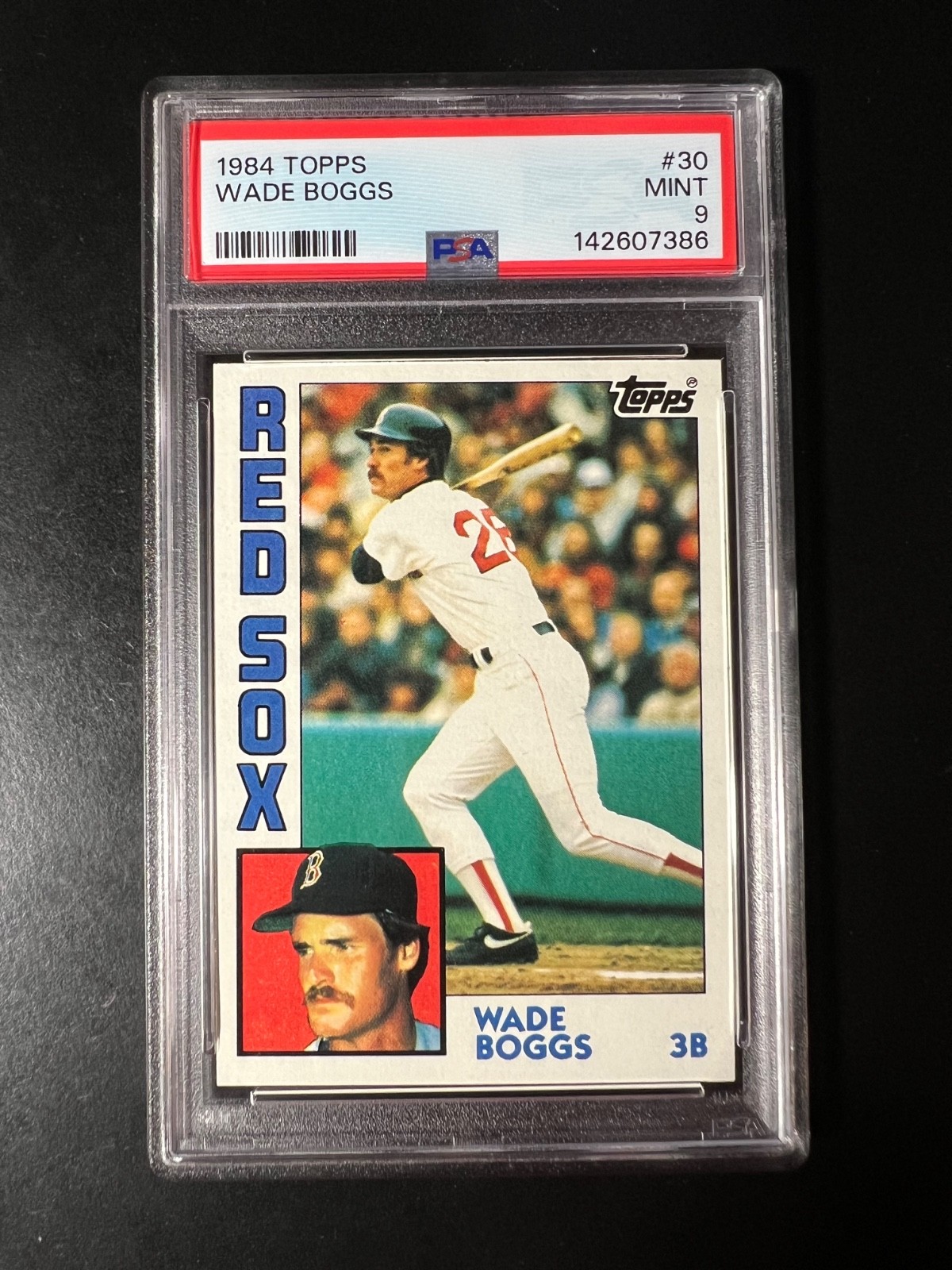 1984 Topps #30 Wade Boggs PSA 9 Red Sox 7386