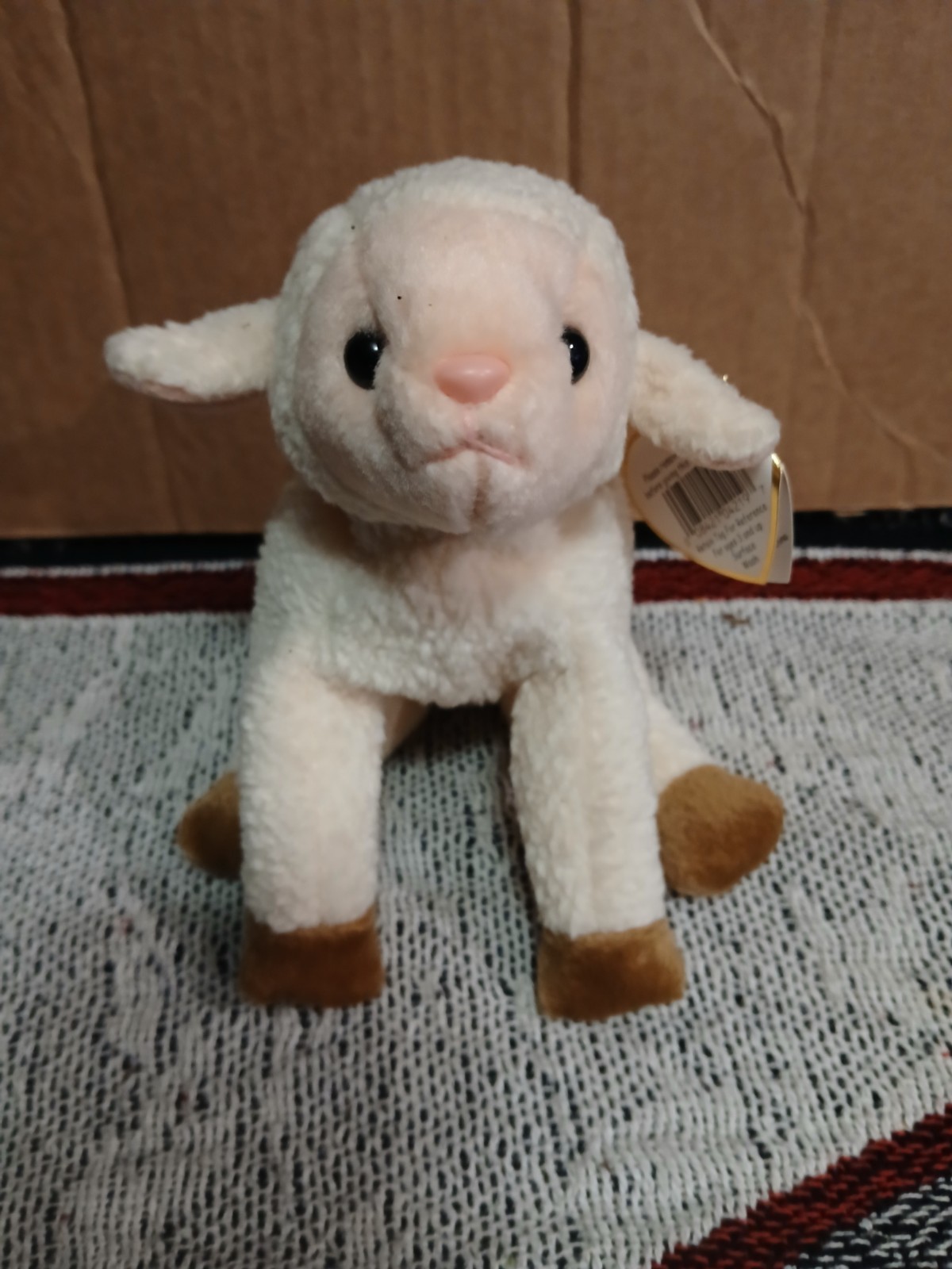 Retired Ty Beanie Baby Ewey The Lamb MINT Tags 1998 RARE Errors Ee5