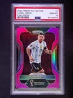 2022 Panini Prizm FIFA World Cup Lionel Messi #7 Pink PSA 10