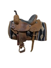 2-1332 14 inch Used Loredo Saddlery Western Barrel Saddle