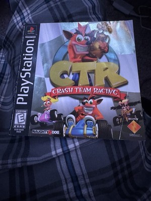 Crash Team Racing CTR Playstation One PS1 Instruction Manual Only
