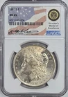 Toned 1881 S Morgan Silver Dollar NGC MS65
