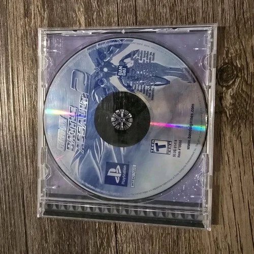 Bandai Gundam Battle Assault 2 Sony PlayStation 1 Multiplayer Fighting 2002