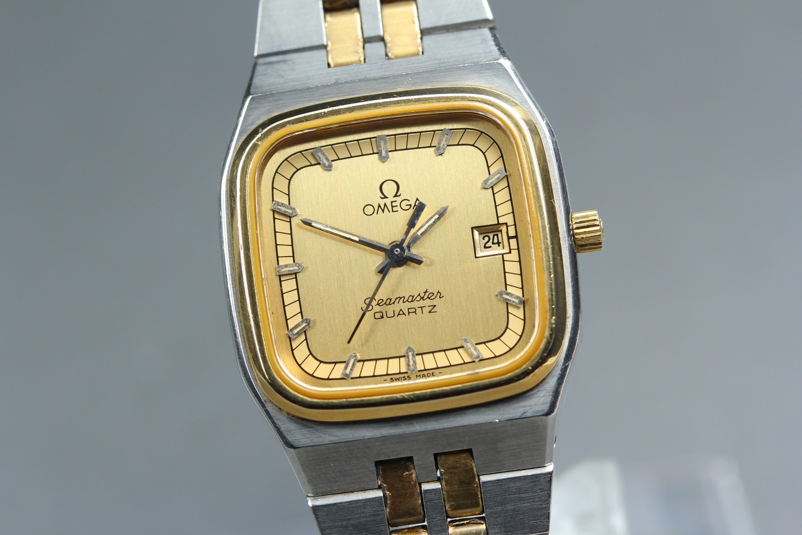 【Exc+5】 OMEGA Seamaster 1380 Gold Women's