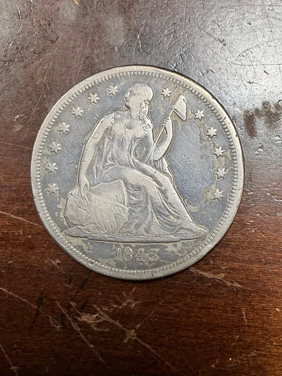 Silver 1843 Year Seated Liberty US Dollars (1840-1873) for sale | eBay
