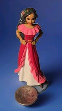 Disney Princesa Elena de Avalor 3.5" PVC Juguete Vintage, Figura Decoración de Pasteles