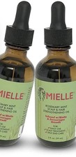 MIELLE Organics Rosemary Mint Scalp Hair Strengthening Oil w/ Biotin 2oz 2PK