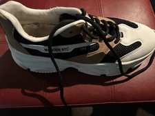 Steve Madden Chunky Platform Sneakers Womens 10M Black Multi