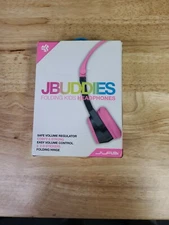 JLab JBuddies Wired Folding Kids Pink Headphones