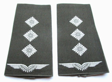 Dienstgradabzeichen Luftwaffe Hauptmann weiß/oliv  Bw  Aufschiebeschlaufen #10