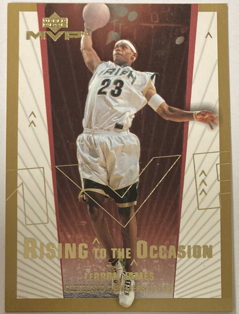 Lebron James 2003-2004 Upper Deck MVP Rising to the Occasion