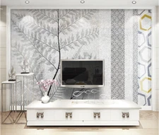 3D Leaves Graphics G6329 Wallpaper Wall Murals Removable Self-adhesive Honey