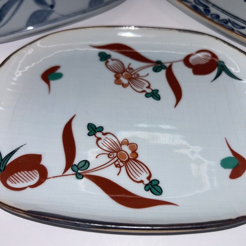 Vintage Hand Painted 6”x5” Small Ceramic Trays/Dishes - Picture 3 of 11