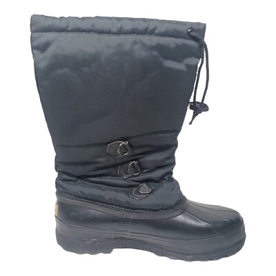 Sorel Snowlion Womans Waterproof Felt Lined Black Tall Snow  display picture 3