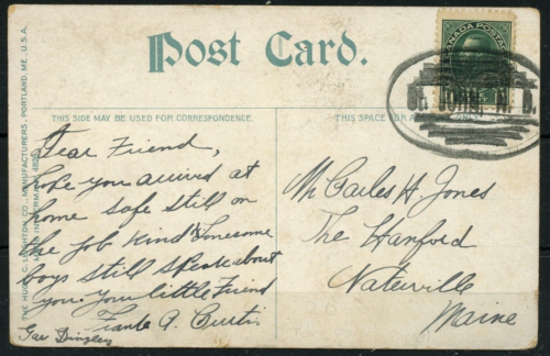 🍁St. John, N.B. OVAL Parcel cancel on Admiral Post card, Canada - Picture 1 of 1