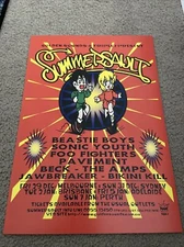 Summersault Festival 1996 Australian Flyer A4 High Quality Carded Reproduction