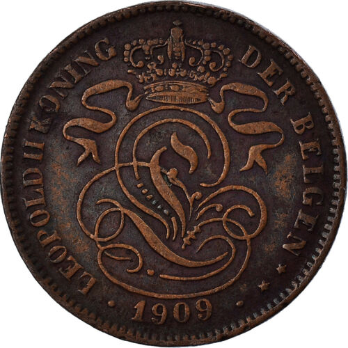 [#978431] Moneda, Bélgica, 2 céntimos, 1909 - Imagen 1 de 2