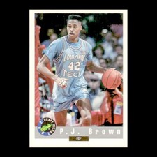 P.J Brown 1992-93 Classic Draft Louisiana Tech #51 R331F 93